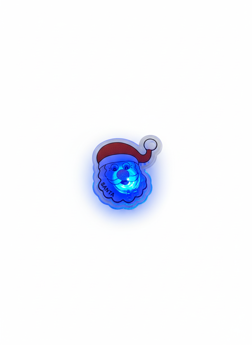 Light-Up Santa Claus Festive Ring
