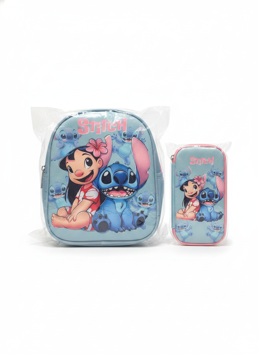 Lilo & Stitch pencil case & launch bag