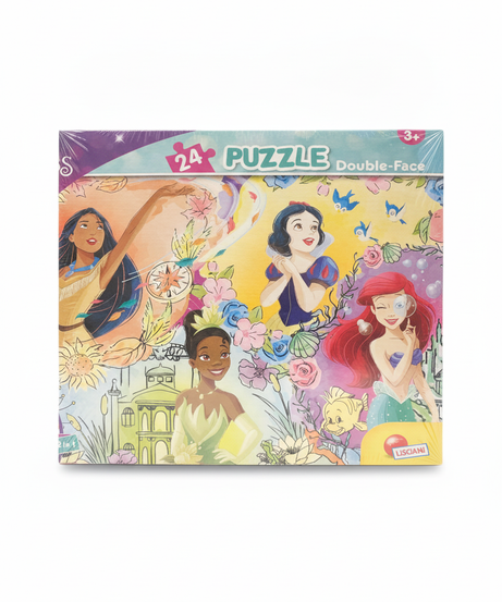 Lisciani 24 Piece Double-Face Disney Princess Puzzle