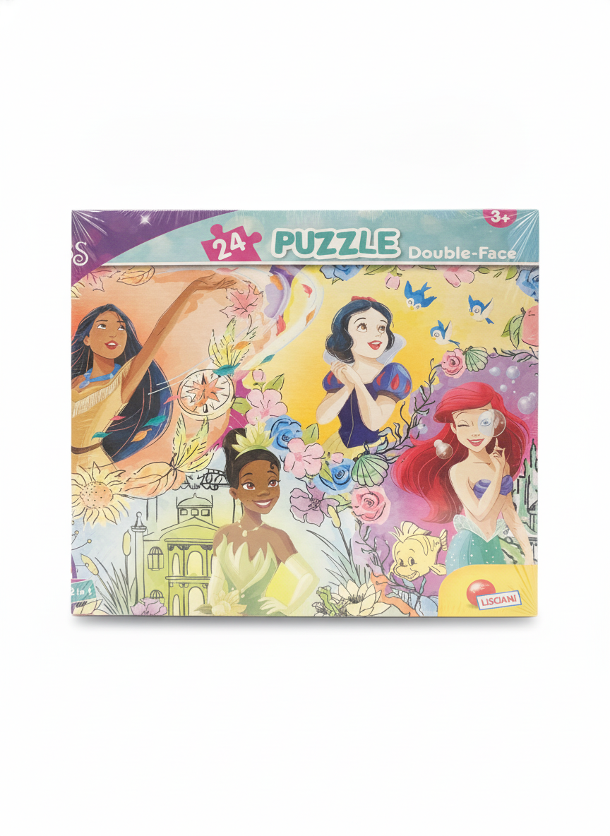 Lisciani 24 Piece Double-Face Disney Princess Puzzle