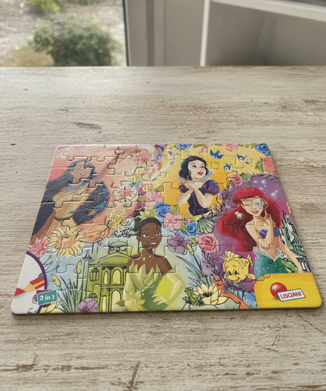 Lisciani 24 Piece Double-Face Disney Princess Puzzle