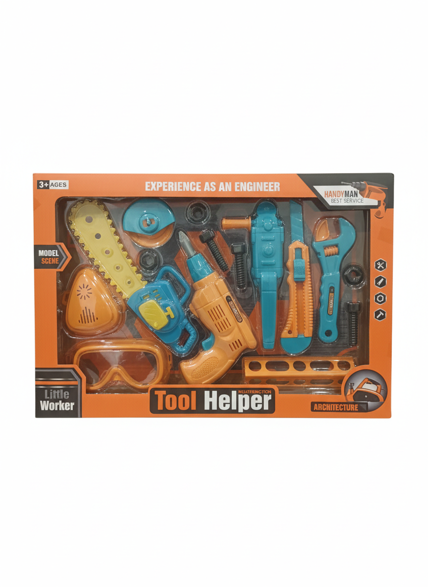 Little Worker Multifunction Tool Helper Playset