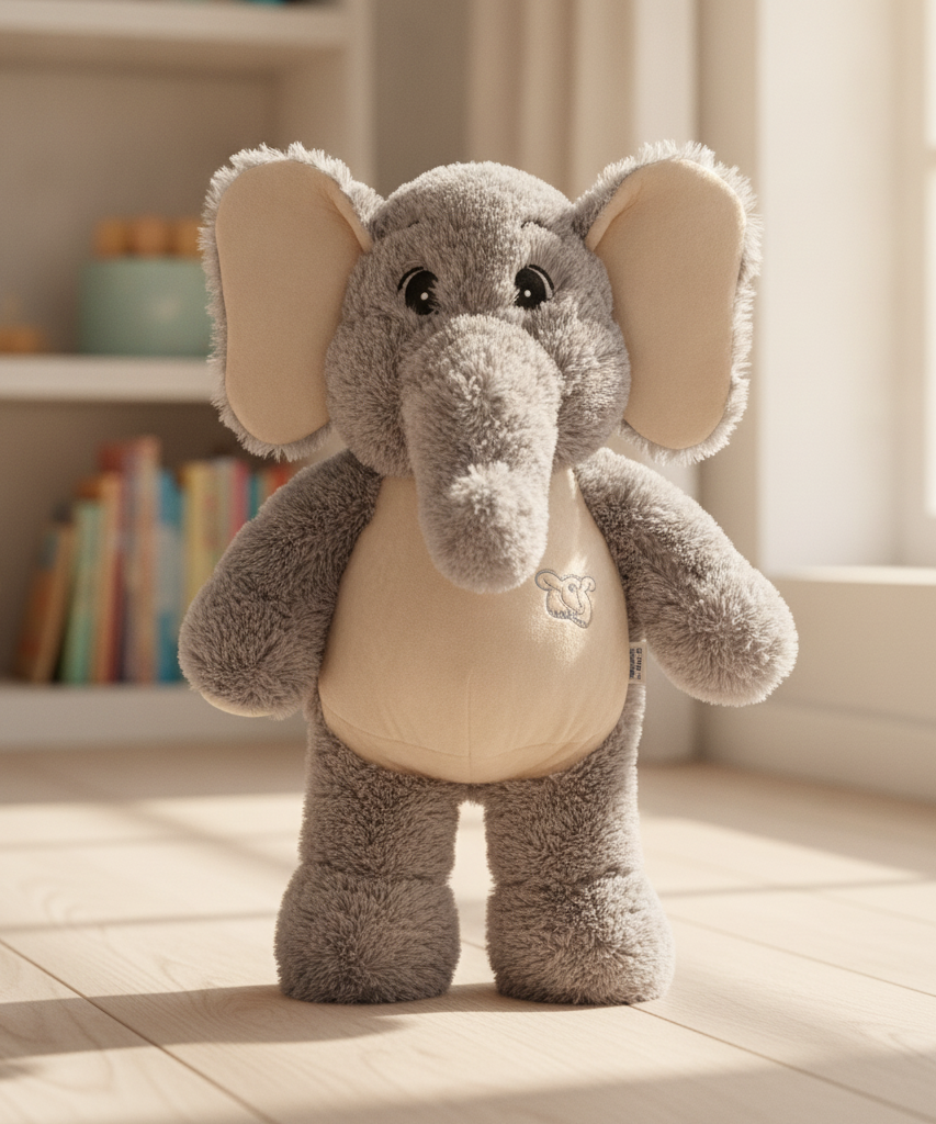 MEGA PlushCo Elephant Plush Toy
