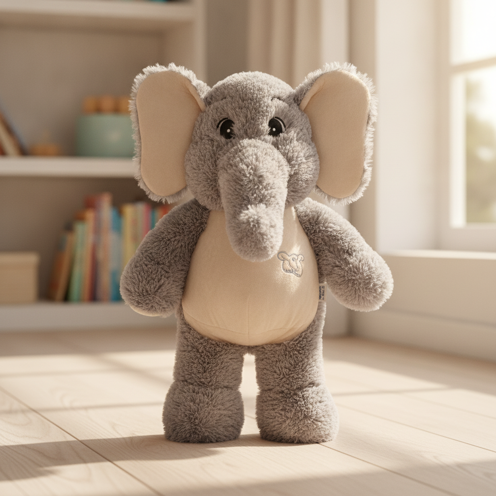 MEGA PlushCo Elephant Plush Toy