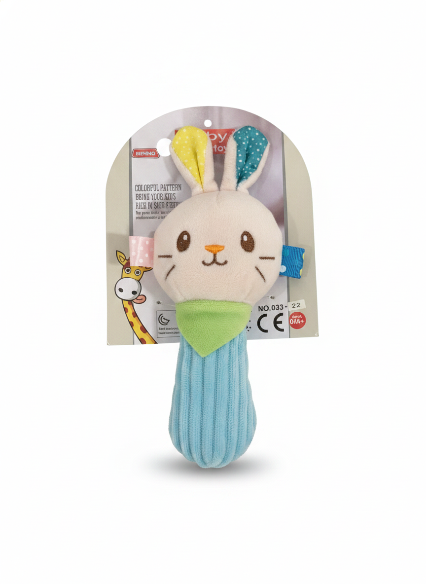 MEYING Baby Plush Bunny Rattle Toy