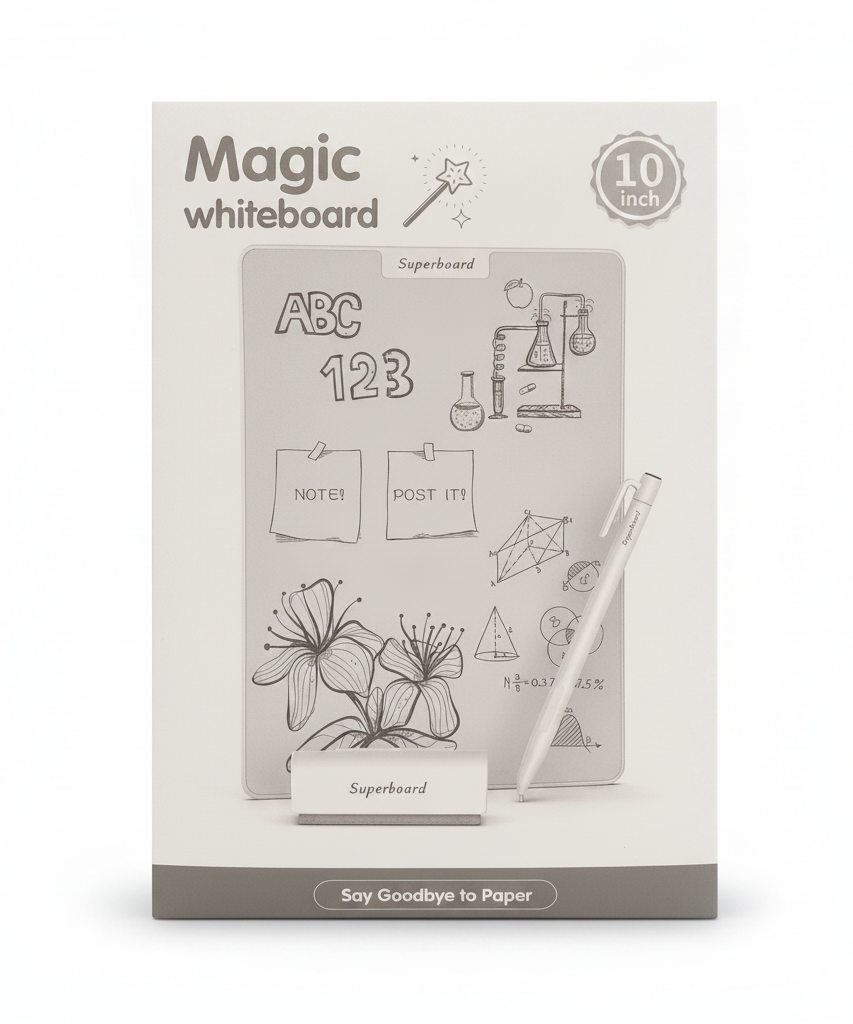 Magic Whiteboard 10 Inch Superboard