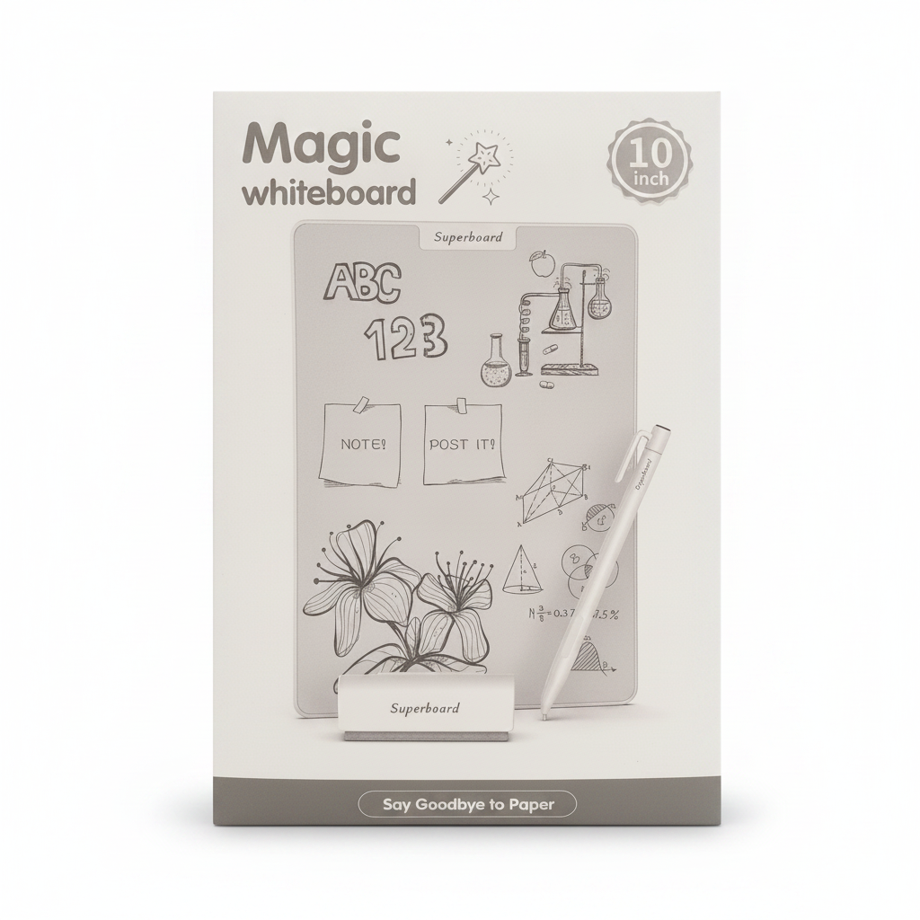 Magic Whiteboard 10 Inch Superboard