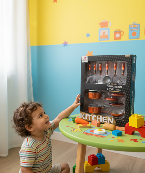 Magnificent Reach Food Star High Simulation Kitchen Play Set