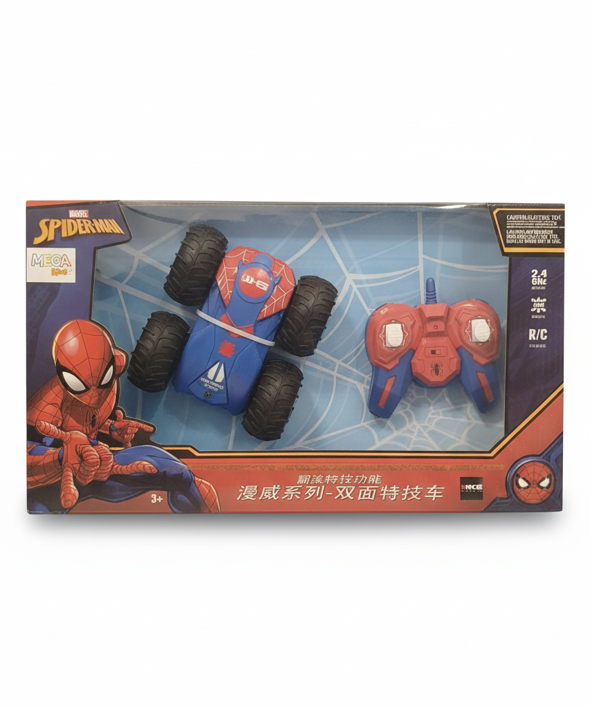 Marvel Spider-Man Double-Sided Stunt RC Car
