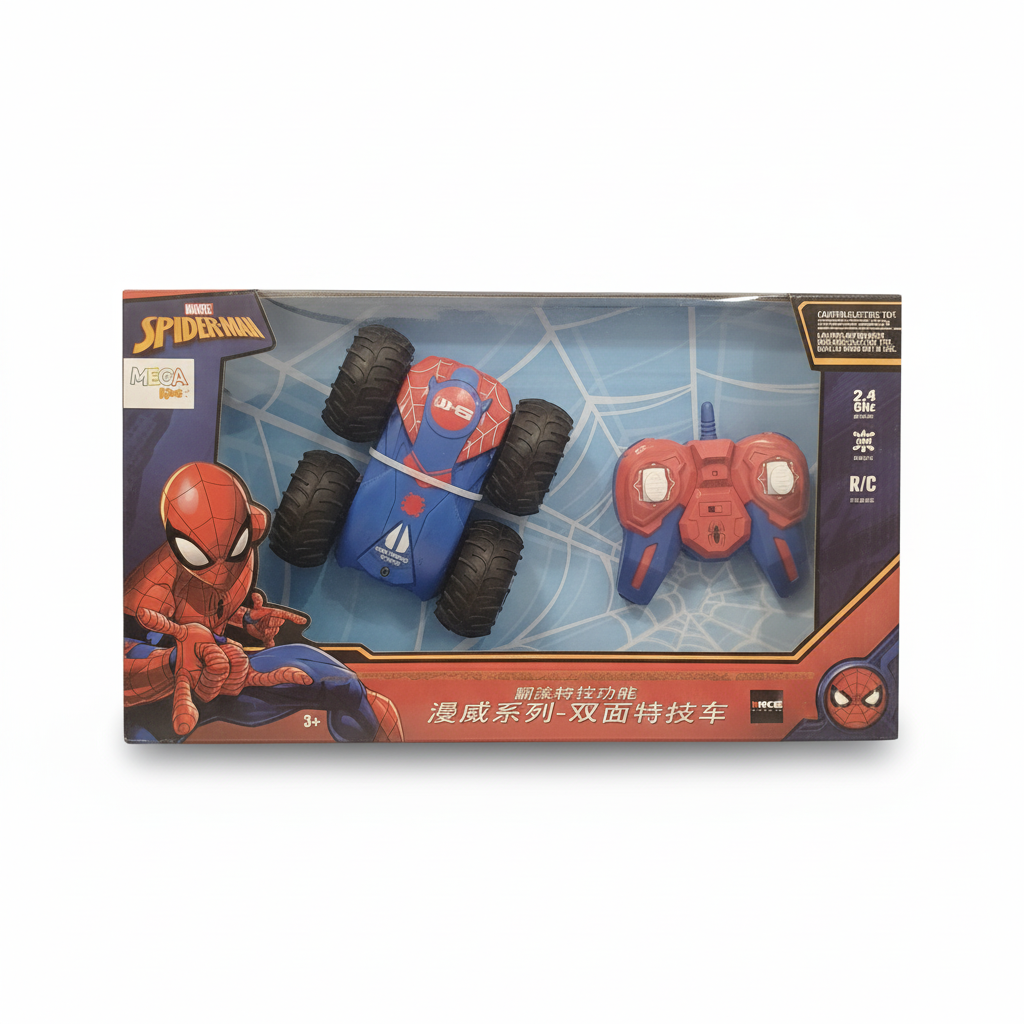 Marvel Spider-Man Double-Sided Stunt RC Car