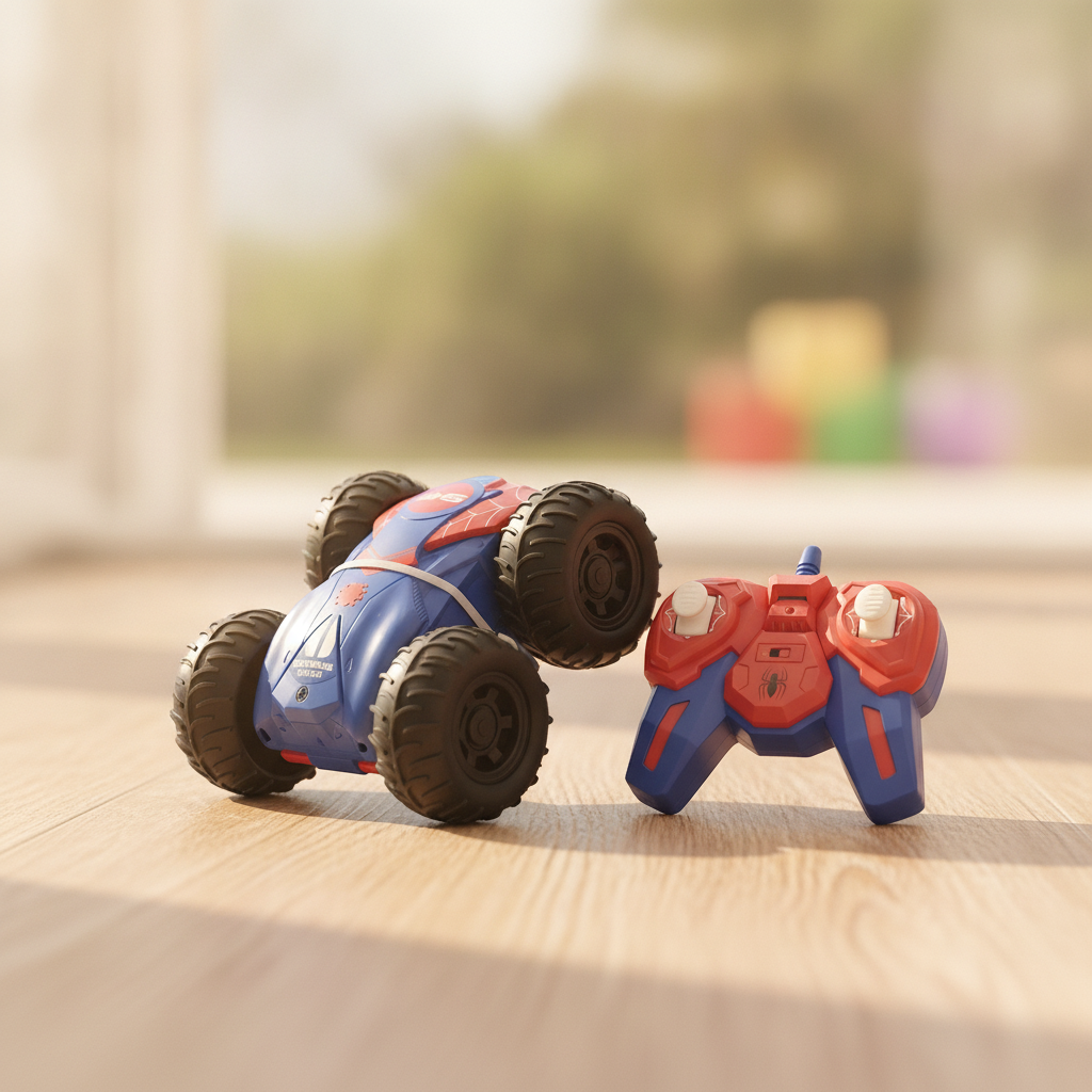 Marvel Spider-Man Double-Sided Stunt RC Car