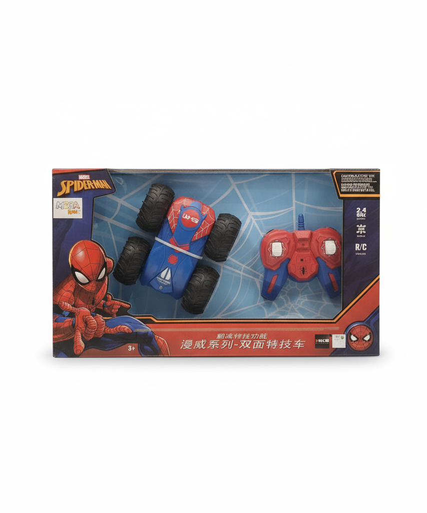 Marvel Spider-Man Double-Sided Stunt RC Car