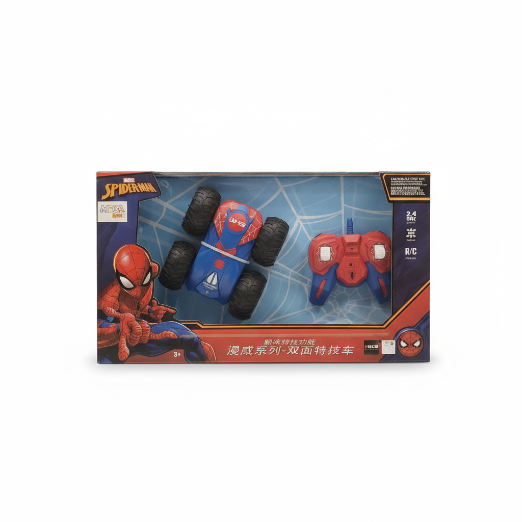 Marvel Spider-Man Double-Sided Stunt RC Car