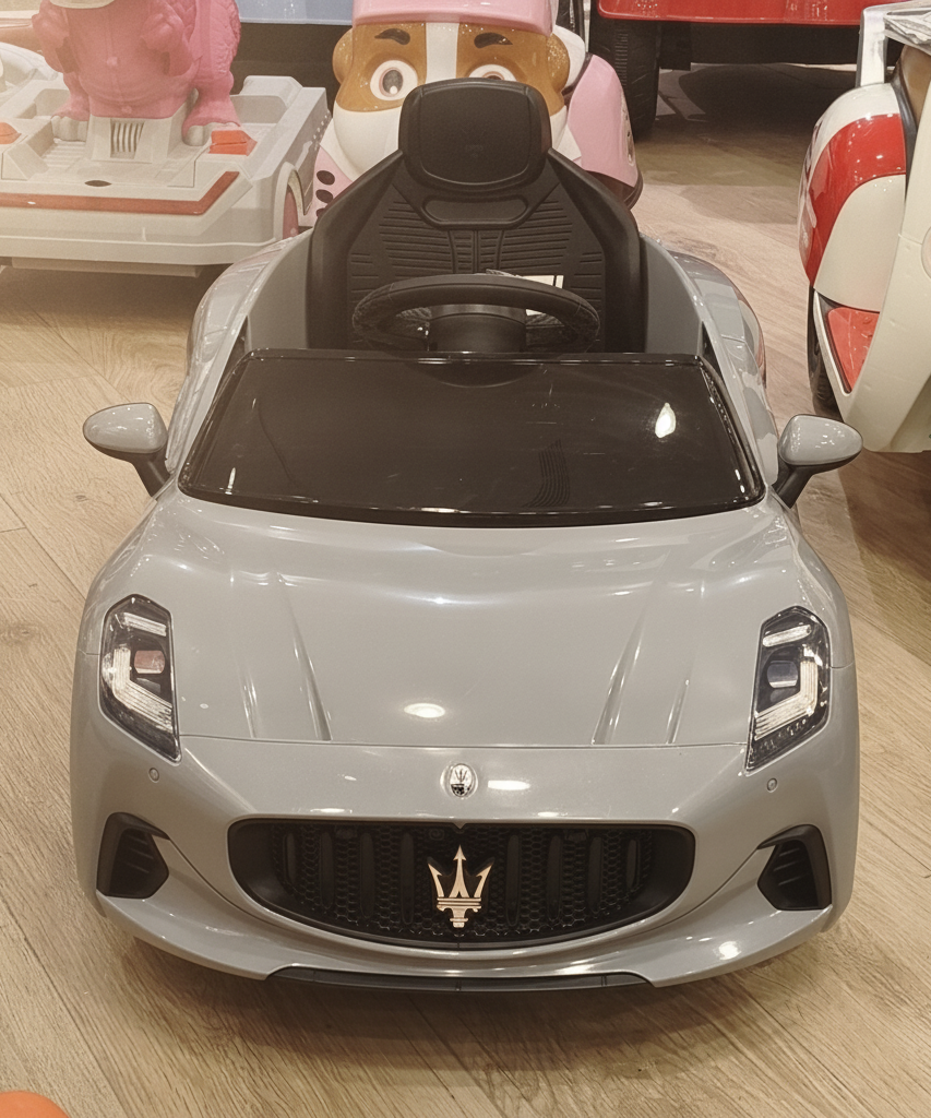 Maserati Kids Ride-On Toy Car - Grey