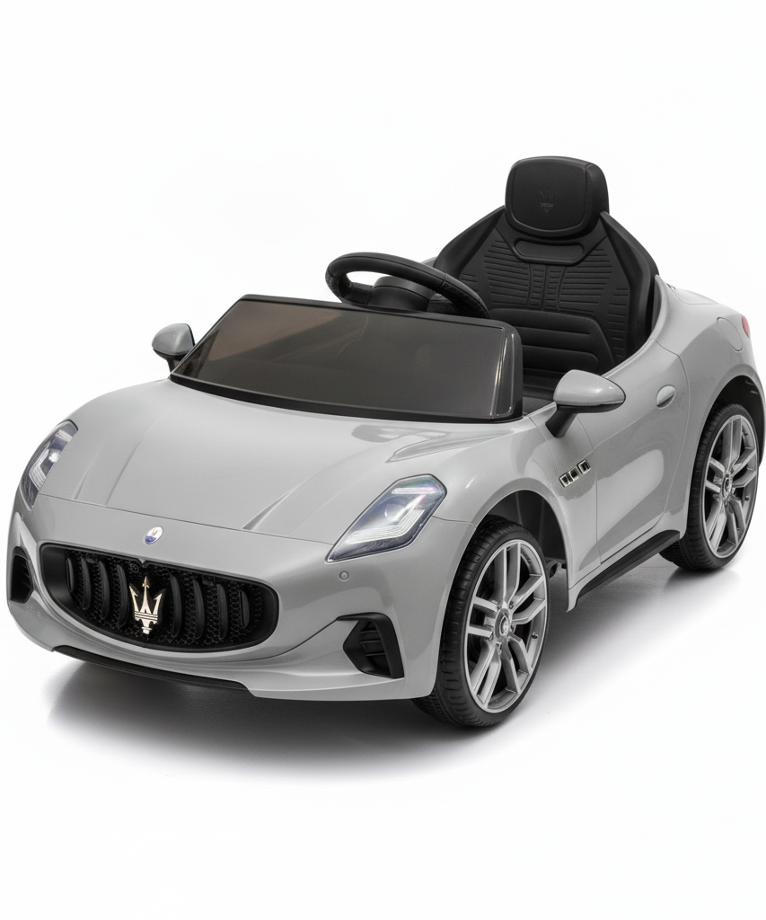 Maserati Kids Ride-On Toy Car - Grey