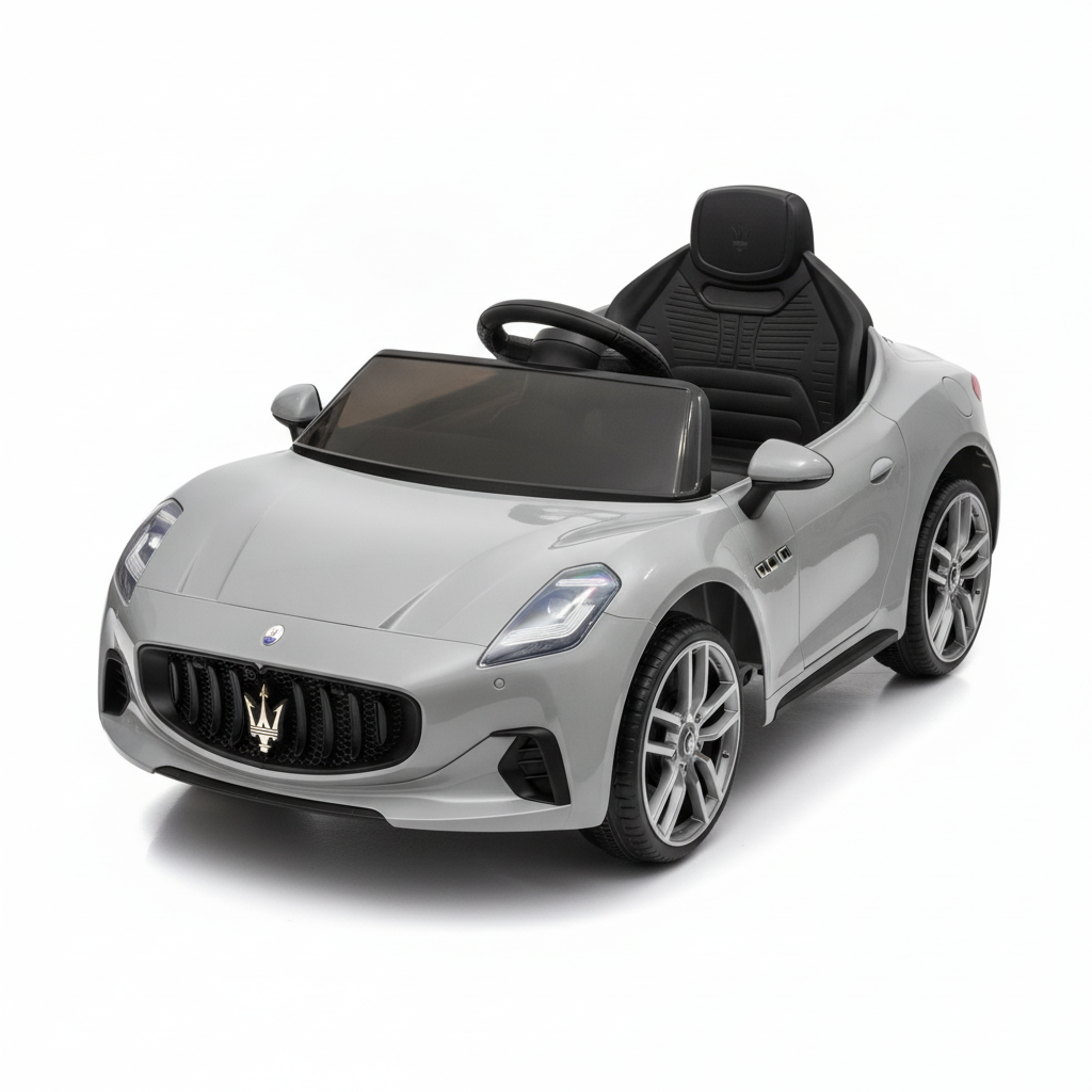 Maserati Kids Ride-On Toy Car - Grey
