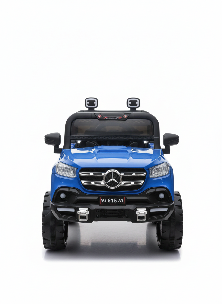 Mercedes-Benz Style Blue Electric Ride-On SUV