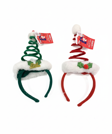 Merry Christmas Classic Spiral Headband - 1 Headband