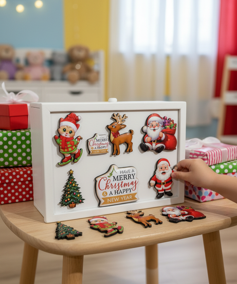 Merry Christmas & Happy New Year Refriger Stickers Collection