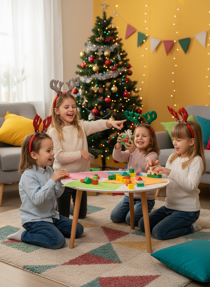 Merry Christmas Reindeer Headband