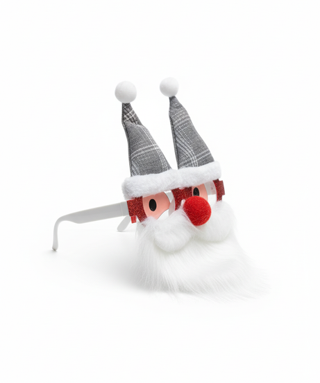Merry Christmas Santa Claus Novelty Headband Glasses