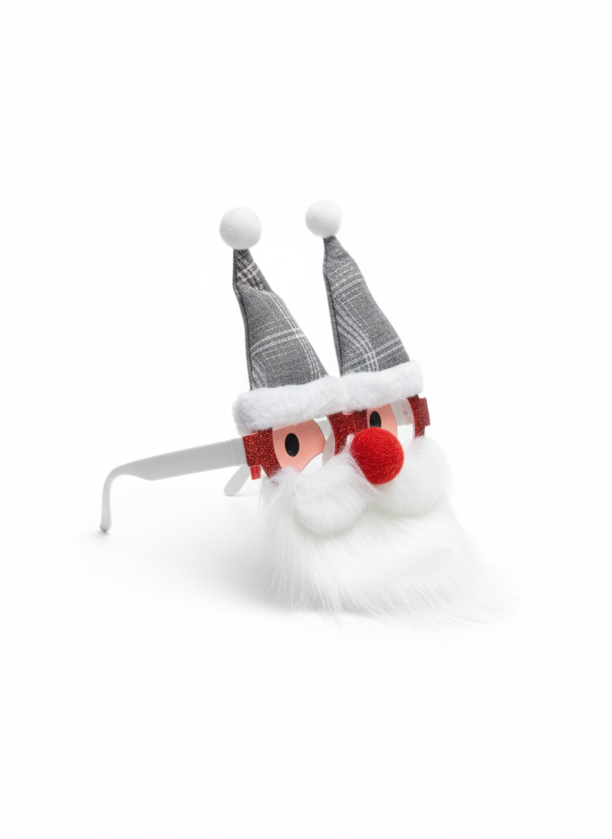 Merry Christmas Santa Claus Novelty Headband Glasses