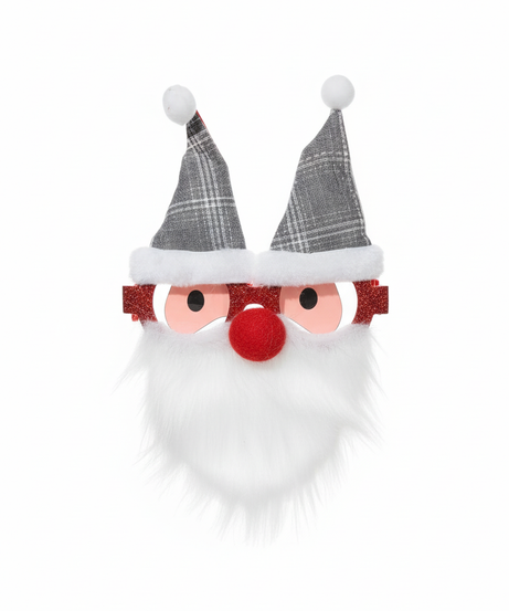 Merry Christmas Santa Claus Novelty Headband Glasses