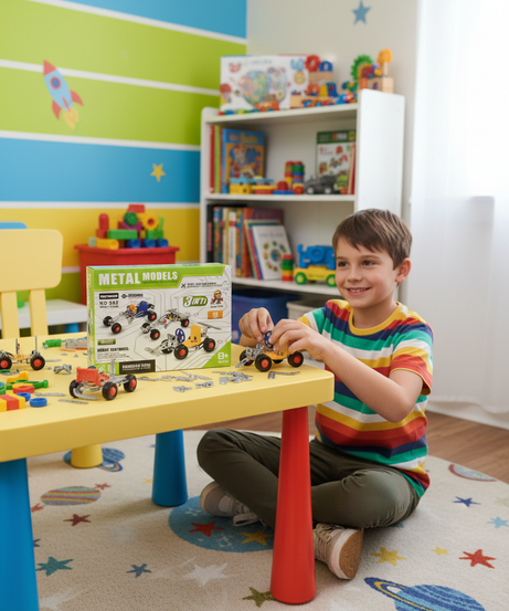 Metal Models 3-in-1 Construction Building Vehicle Model Toys No. 862