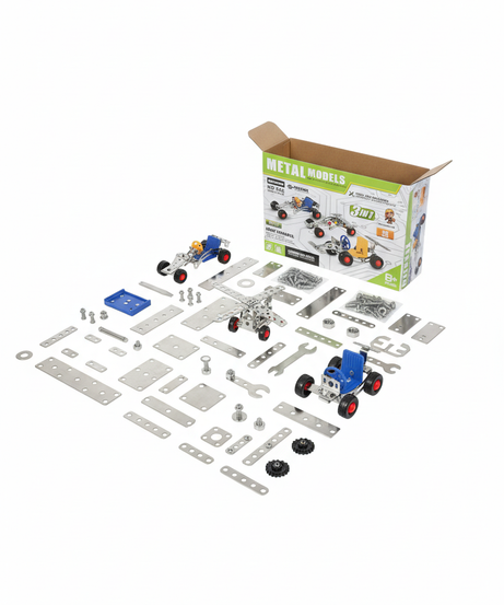 Metal Models 3-in-1 Construction Building Vehicle Model Toys No. 862