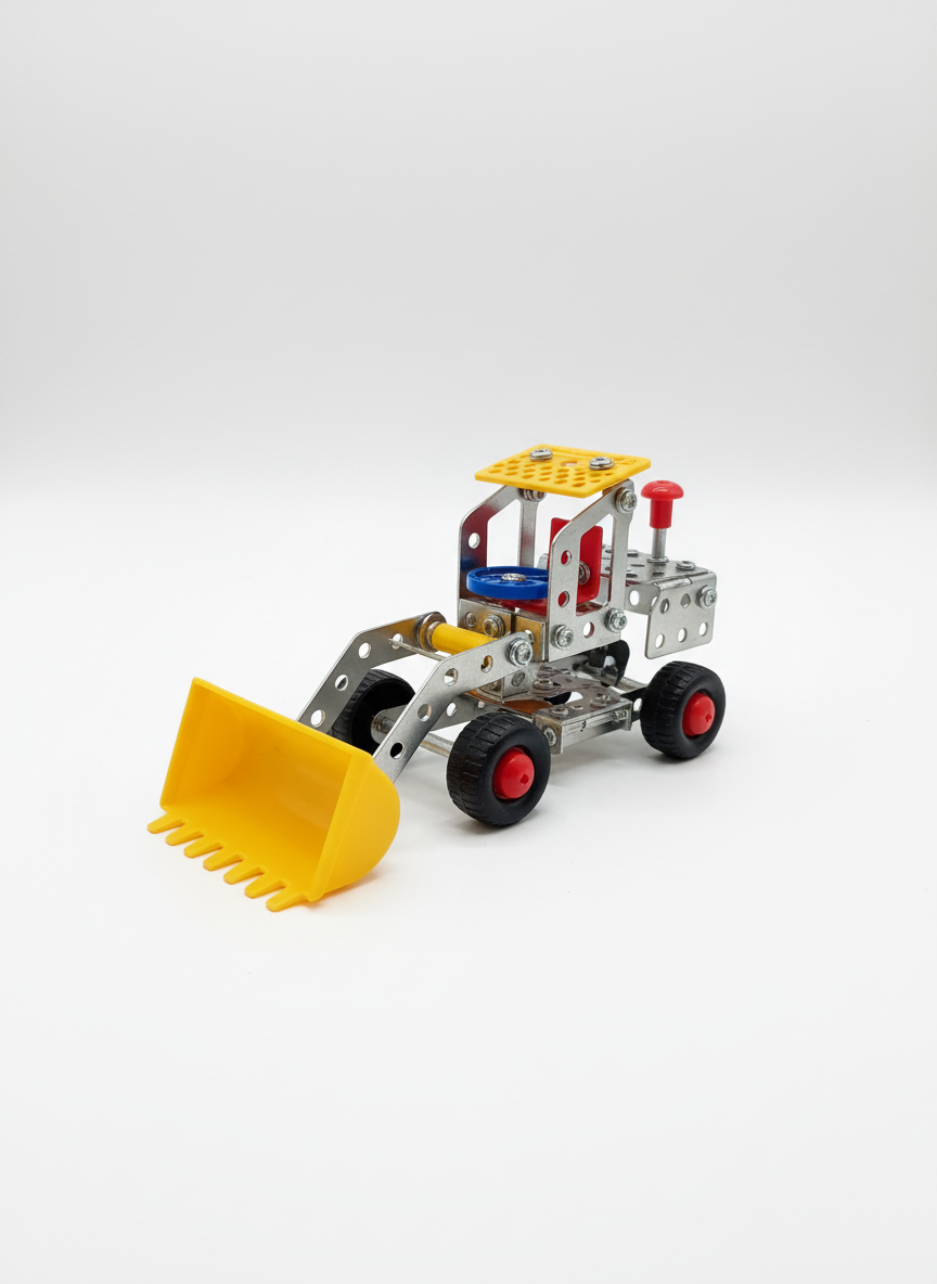 Metal Models 5-in-1 Construction Building Vehicle Model Toys No. 865