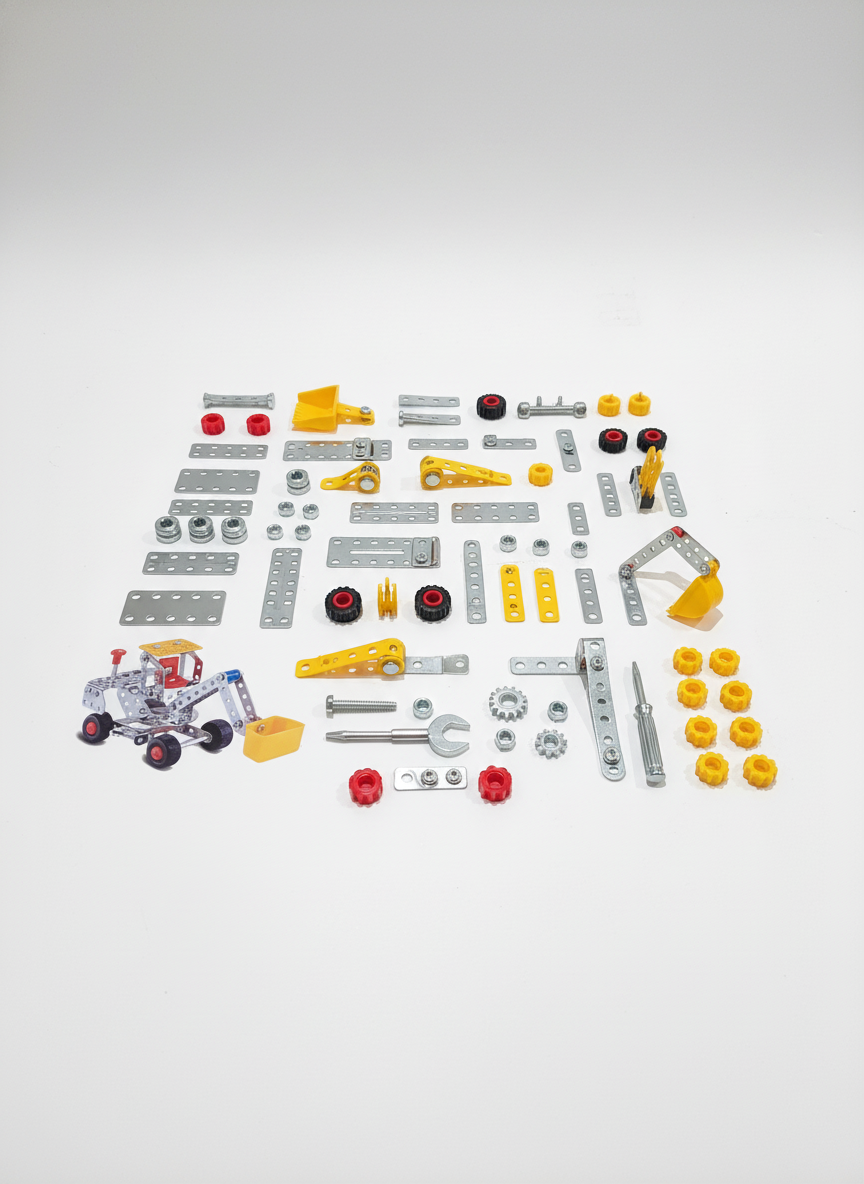 Metal Models 5-in-1 Construction Building Vehicle Model Toys No. 865