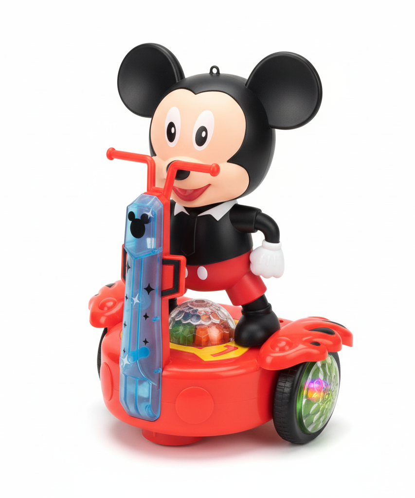 Mickey Mouse Bump & Go Scooter Spray Toy