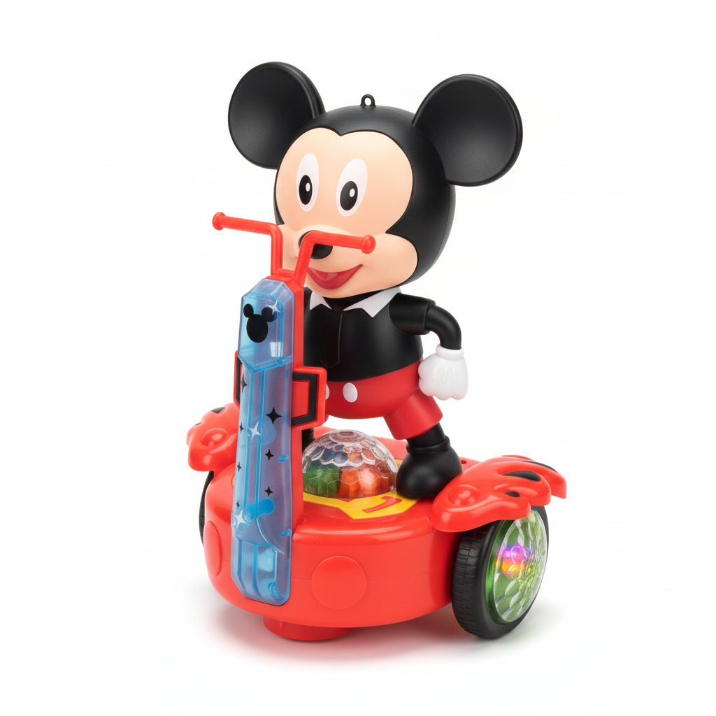 Mickey Mouse Bump & Go Scooter Spray Toy
