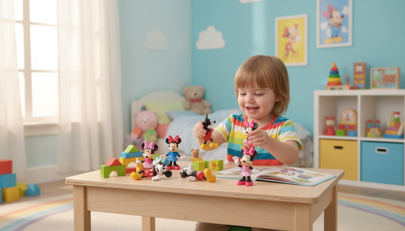 Mickey and Minnie Mouse Character Figure Set