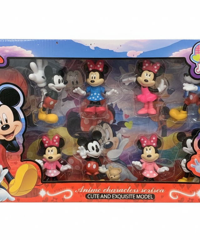 Mickey and Minnie Mouse Character Figure Set