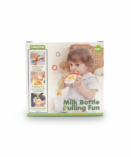 Milk Bottle Pulling Fun