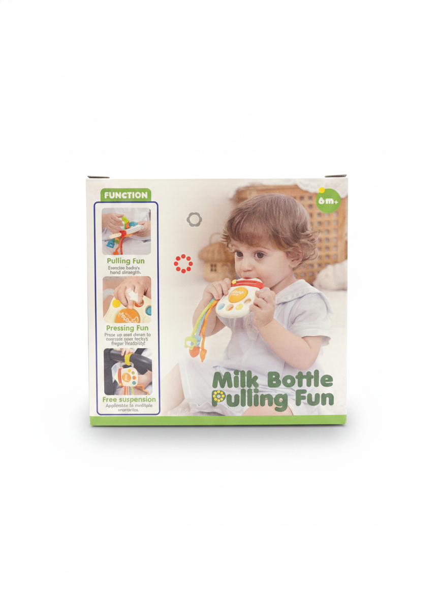 Milk Bottle Pulling Fun