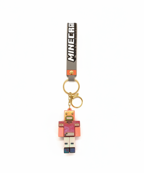 Minecraft Blocky Character Keychain