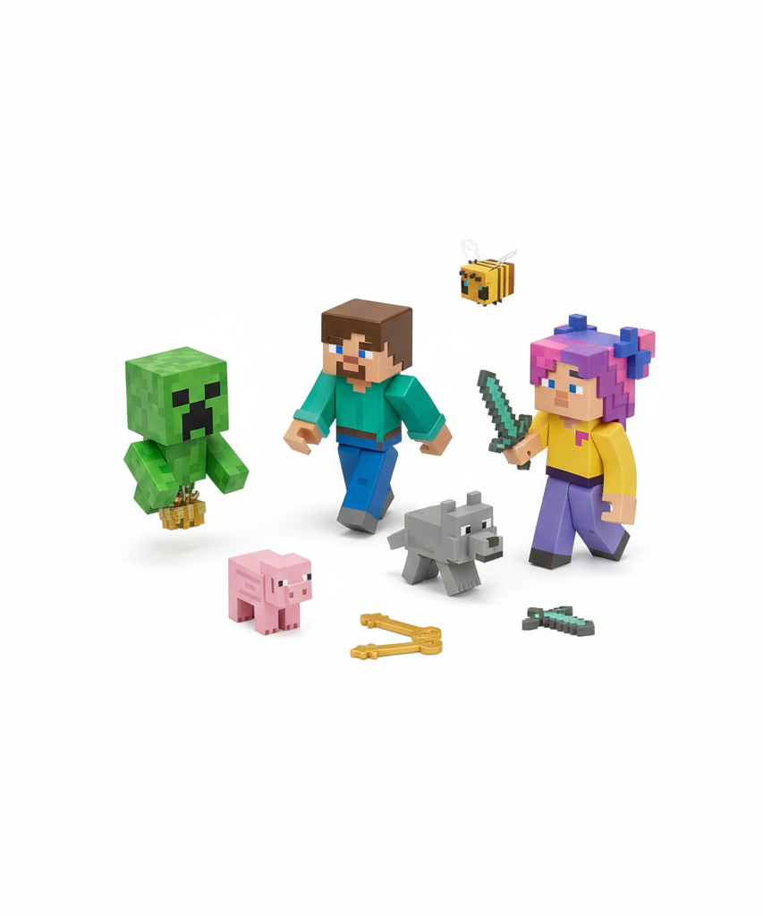 Parachute Minecraft Mystery Blind Box Figure