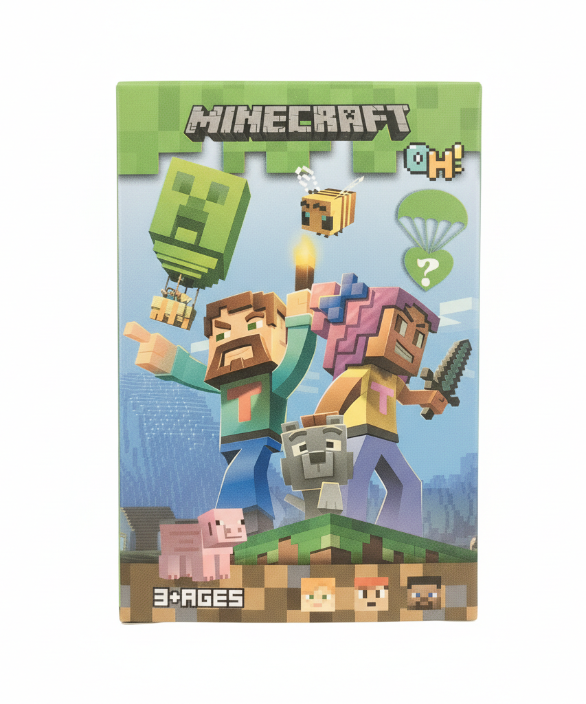 Parachute Minecraft Mystery Blind Box Figure