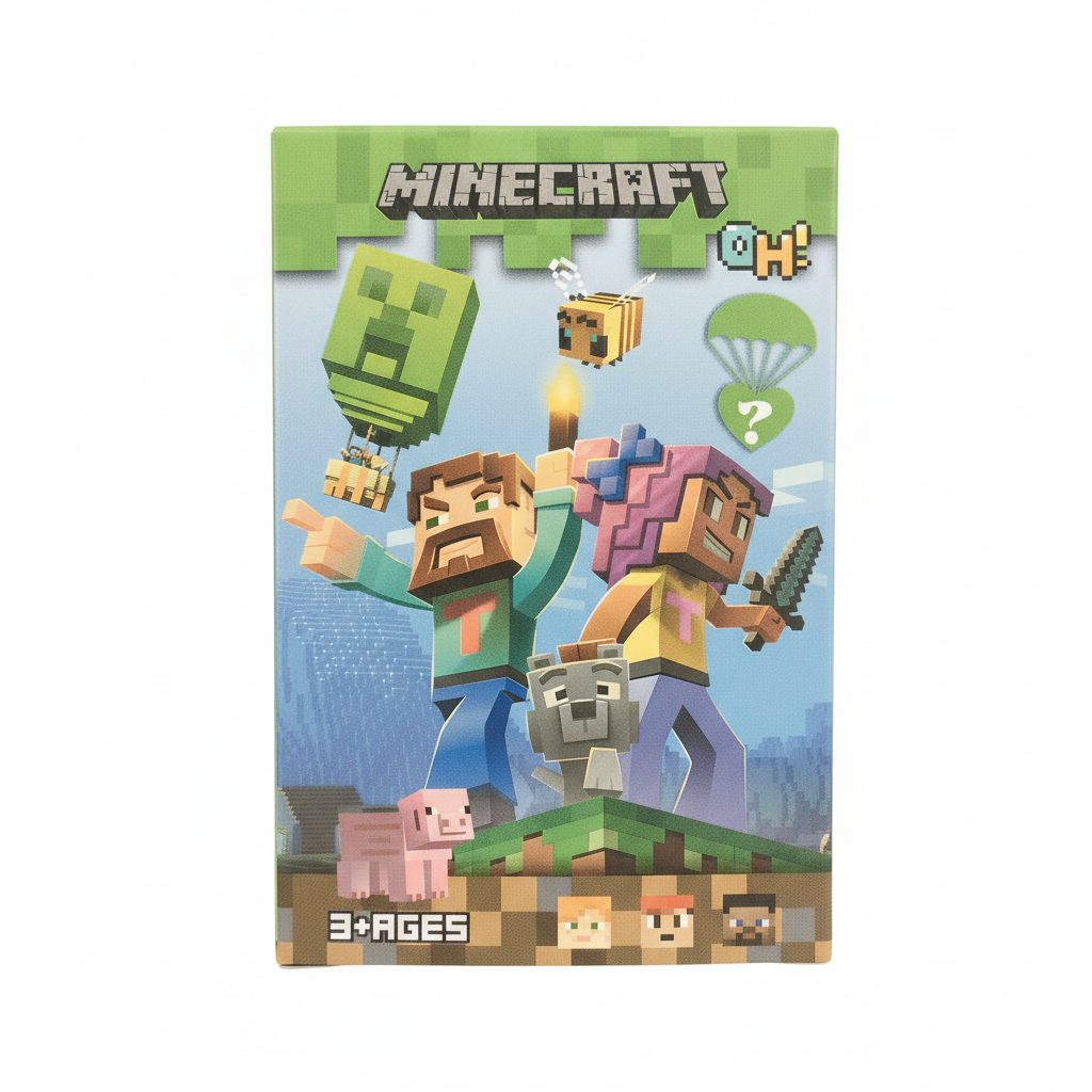 Parachute Minecraft Mystery Blind Box Figure