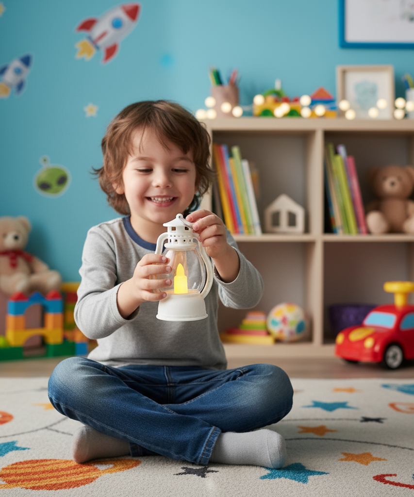 Miniature LED Flameless Candle Lantern
