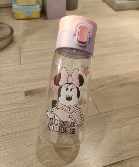 Minnie Mouse Clear Water Bottle
