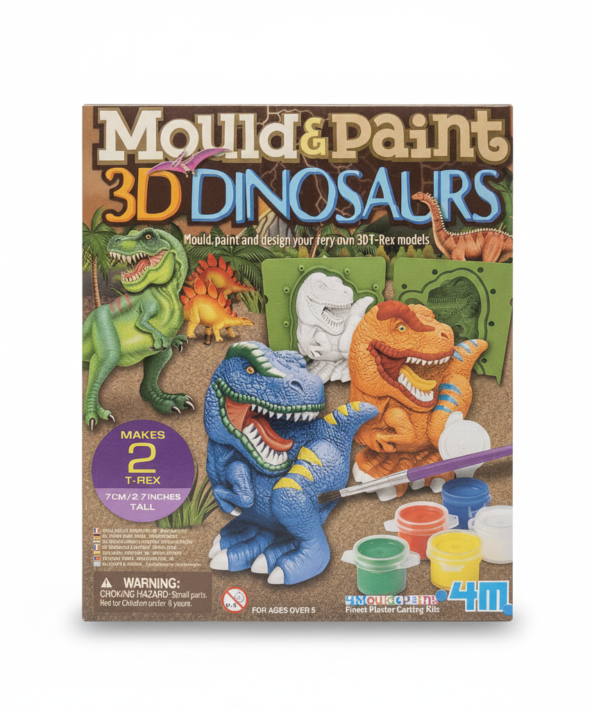 Mould & Paint 3D Dinosaurs