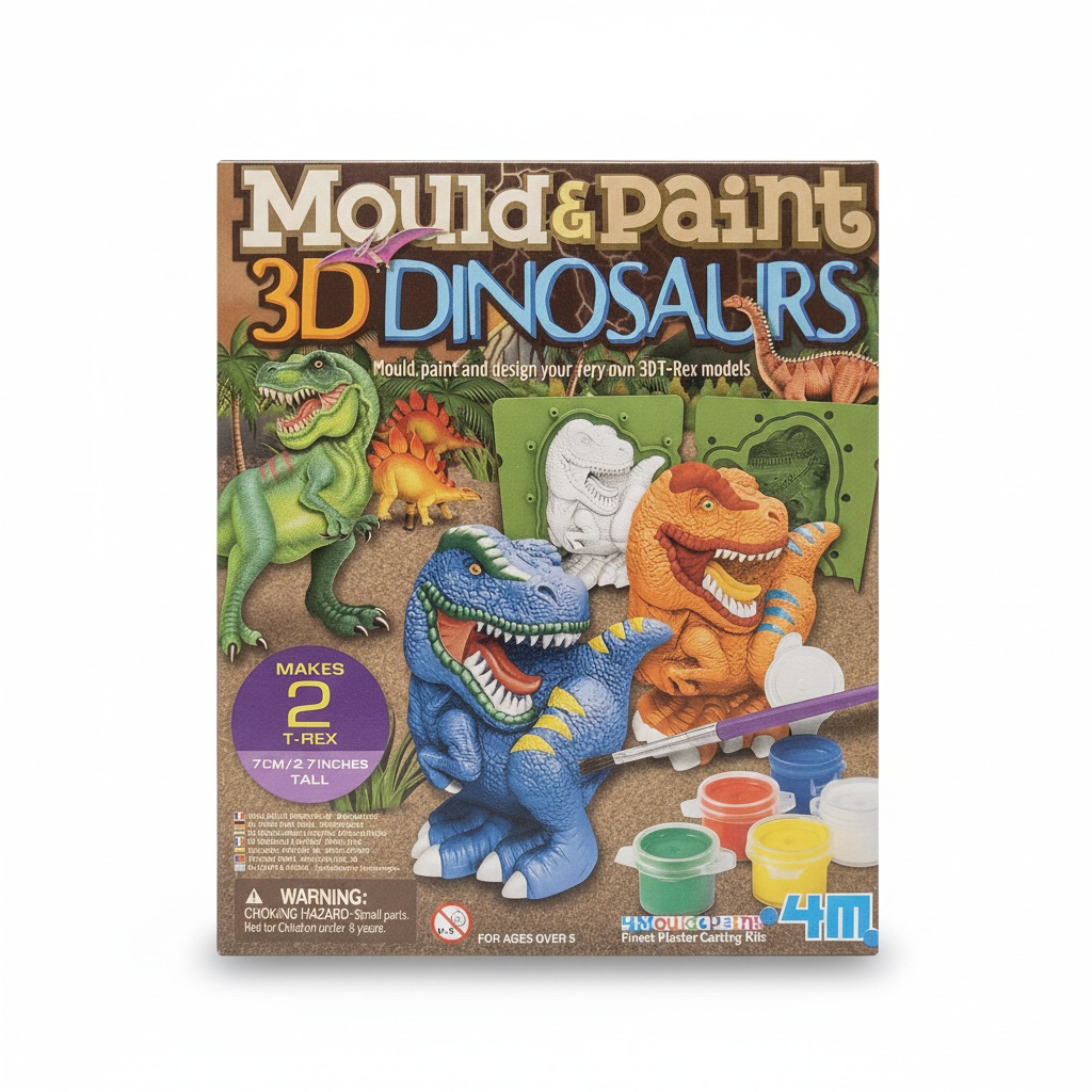 Mould & Paint 3D Dinosaurs
