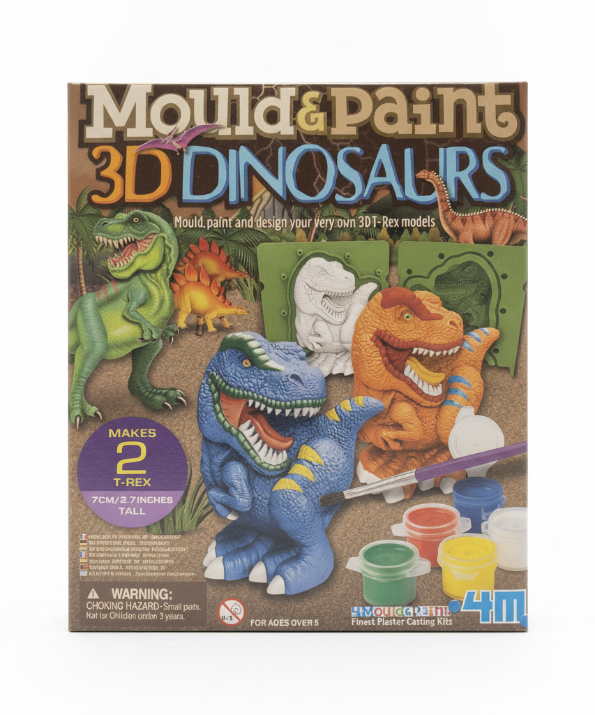 Mould & Paint 3D Dinosaurs