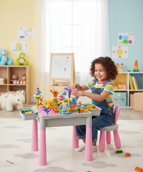 Multi Functional Building Block Table 6-in-1