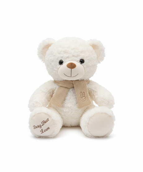 My Bear Love White Teddy Bear 33cm