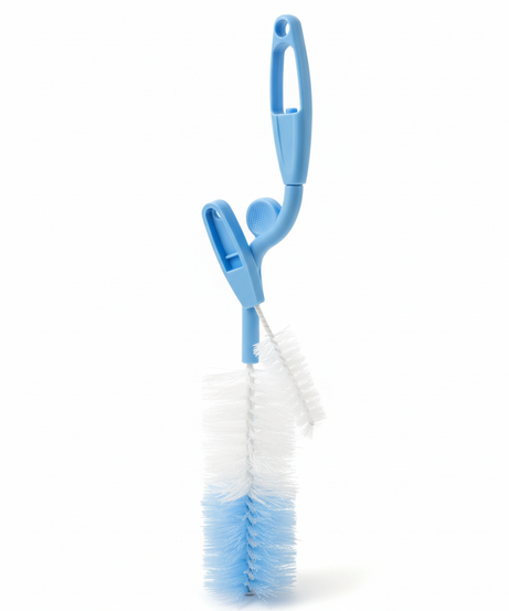 My Frutta Bottle & Teat Brush With Rotating Hand