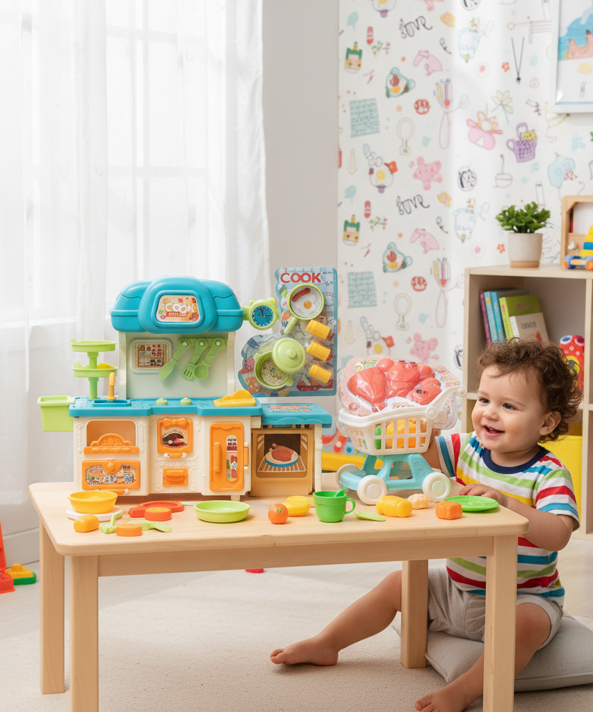 My Kitchen My Menu Play House Cooking Kitchen Set